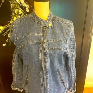 Free People jean jacket size large